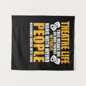 Tenture Acteur Actrice Musical Nerd Drame Comédien Hommes (Devant (Horizontal))