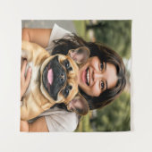 Tenture Add French Bulldog Photo Personalize (Devant (Horizontal))