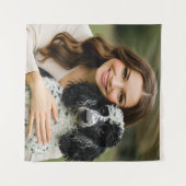 Tenture Add Poddle Photo Personalize Customize (Devant (Horizontal))