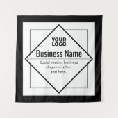 Tenture Add Your Logo Customizable Template (Devant)