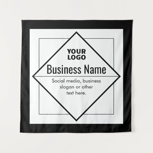 Tenture Add Your Logo Customizable Template (Devant)