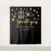 Tenture adieu à vos 30 ans photo prop fête virtuelle (Devant)