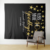 Tenture adieu à vos 40 ans photo prop soirée virtuelle (En situation (horizontale))