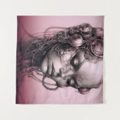 Tenture Ado Cool Cyborg Girl (Devant (Horizontal))