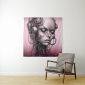 Tenture Ado Cool Cyborg Girl (En situation)