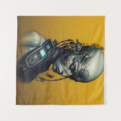 Tenture Ado Cool Cyborg Girl (Devant (Horizontal))
