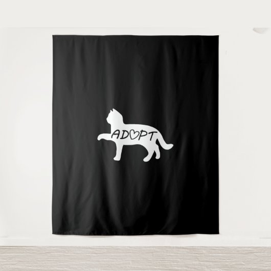 Tenture Adopter le chat (Devant)