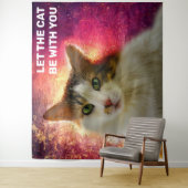 Tenture Adorable Cute Calico Chat (En situation)