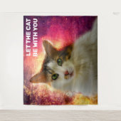 Tenture Adorable Cute Calico Chat (Devant)