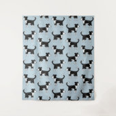 Tenture Adorable Gallois frontière Collie Cheep Chien Moti (Devant)