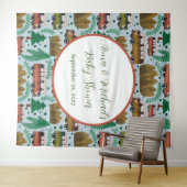 Tenture Adventure Await : Camper Baby Boy Shower (En situation (horizontale))