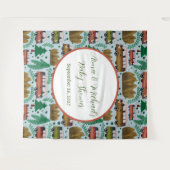 Tenture Adventure Await : Camper Baby Boy Shower (Devant (Horizontal))