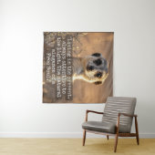 Tenture Adventurous Meerkat Living (En situation (horizontale))