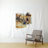 Tenture Affen Border Terrier (En situation (horizontale))