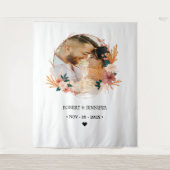 Tenture Affiche de bienvenue Décontractée simple avec phot (Devant)