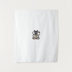 Tenture Affiche de bureau de Lady Justice Black Cat Law