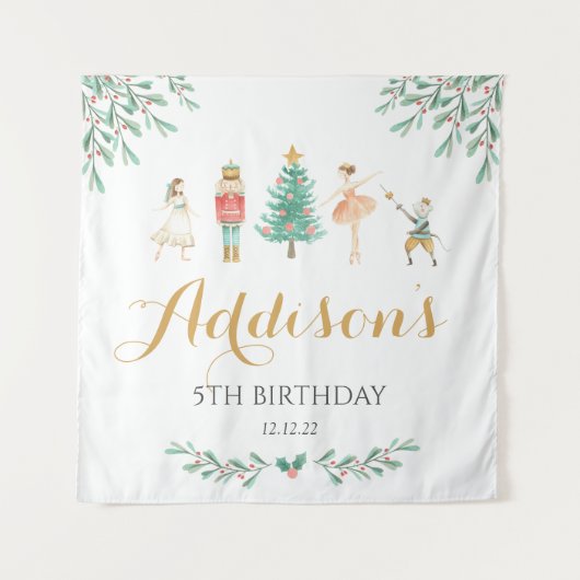 Tenture Affiche de Casse-Noisette, panneau de bienvenue de (Devant)