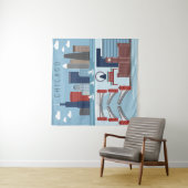 Tenture Affiche de Chicago l'Illinois (En situation)