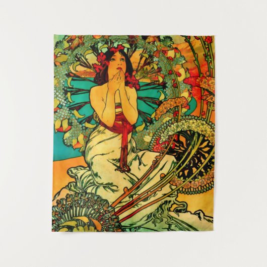 Tenture Affiche de Monaco Monte Carlo par Alphonse Mucha (Devant)