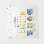 Tenture Affiche de monstre, Panneau de bienvenue de monstr (Devant (Horizontal))