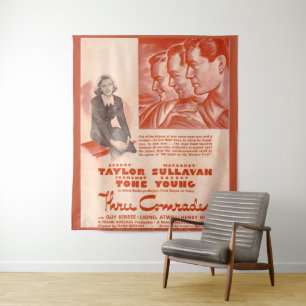 Tenture Affiche des trois camarades de 1938