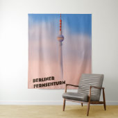 Tenture Affiche Fernsehturm de Berlin, tour de télévision (En situation)