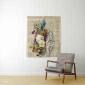 Tenture affiche médicale de l'anatomie florale du cerveau (En situation)