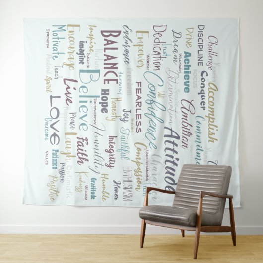 Tenture Affirmation (En situation (horizontale))