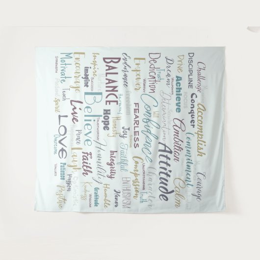 Tenture Affirmation (Devant (Horizontal))