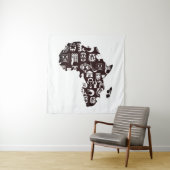 Tenture Africa map (En situation)