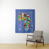 Tenture Africa map (En situation)