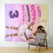 Tenture African American Fairy Princess Ballerina Contexte (En situation (horizontale))