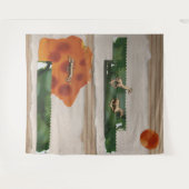 Tenture African Animals Red Collage (Devant (Horizontal))