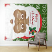 Tenture Afrique Amérique Père Noël Noël Contexte (En situation (horizontale))