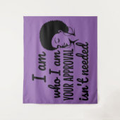 Tenture Afro-afro-américain de la reine noire (Devant)