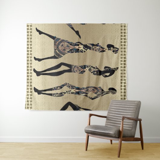 Tenture Afrocentrique (En situation (horizontale))