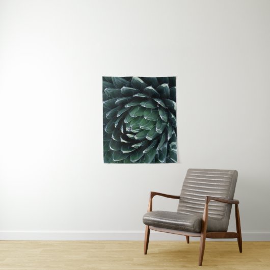 Tenture Agave vert (En situation)