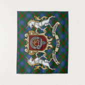Tenture Agnew Clan Badge & Tartan (Devant)