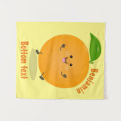 Tenture Agréable agrumes d'orange (Devant (Horizontal))