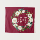 Tenture Agritourisme Bourgogne Mariage campagnard Backdrop (Devant (Horizontal))