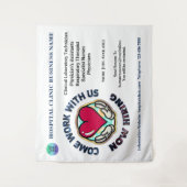 Tenture Aide Location Recherchée Entreprise Personnaliser  (Devant)