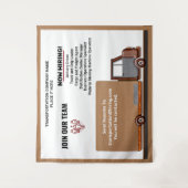 Tenture Aide recherchée Entreprise embauche maintenant Per (Devant)