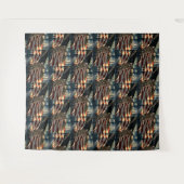 Tenture Aigle à drapeau américain (Devant (Horizontal))