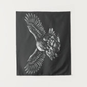 Tenture Aigle de Cendres par BurnsInHell (Devant)