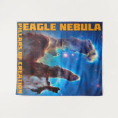 Tenture Aigle Nébula Piliers de la Création Grande (Devant (Horizontal))
