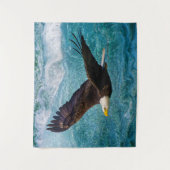 Tenture Aigle qui s'envole au-dessus de la tempête (Devant)