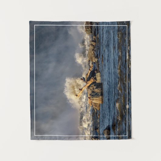 Tenture Aigles Et Eaux Agitées (Devant)