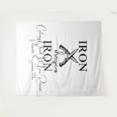 Tenture Aiguilles en fer - Retraite des hommes avec fond p (Devant (Horizontal))