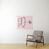 Tenture Aim High Cute Pig and Balloon Inspirational (En situation (horizontale))