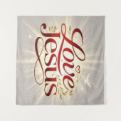 Tenture Aime Jésus (Devant (Horizontal))